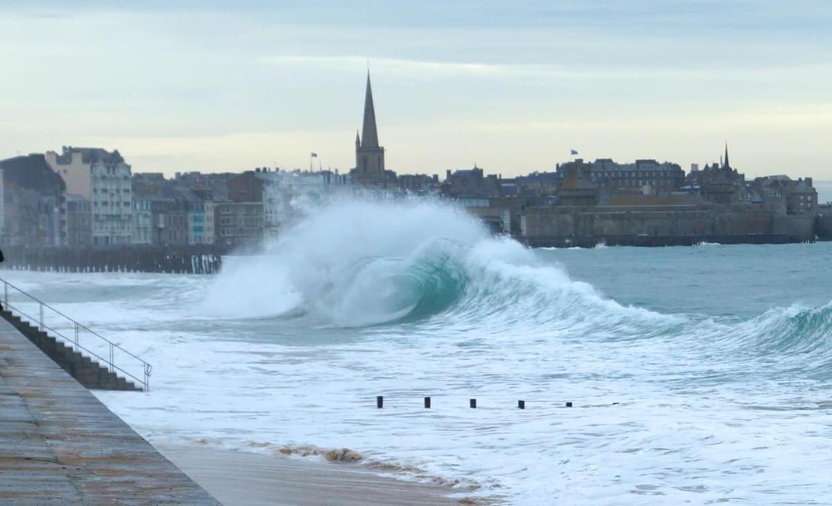 Plage-Sillon-Thalasso-Intra Muros Saint-Malo Exteriér fotografie